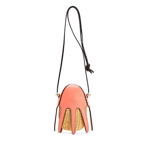 【ロエベ】PAULA'S IBIZA タコのラフィアポシェット偽物 A623093X01